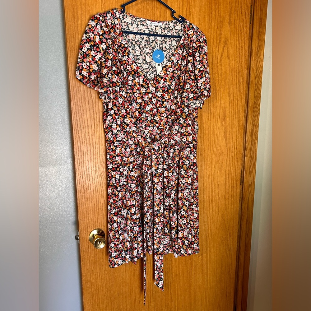 Floral V-Neck Dress